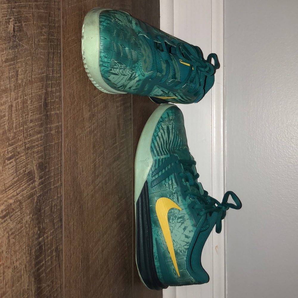 Blue and yellow Nike’s